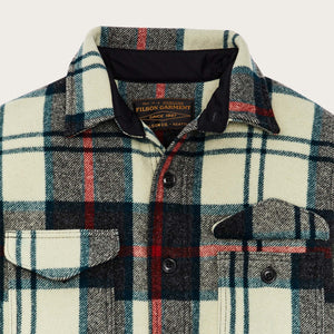 Mackinaw wool jac-shirt by Filson | Cream / multi plaid (Multicolor)