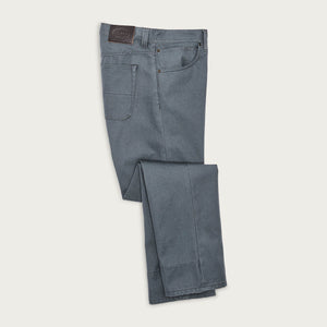 Dry tin cloth 5-pocket pants di Filson | Storm blue (Gray)