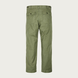 Field supply pants di Filson | Washed fatigue green (Green)