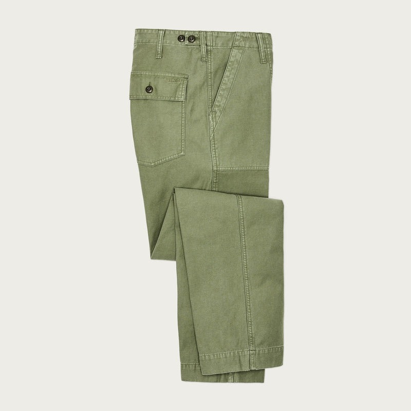 Field supply pants di Filson | Washed fatigue green (Green)