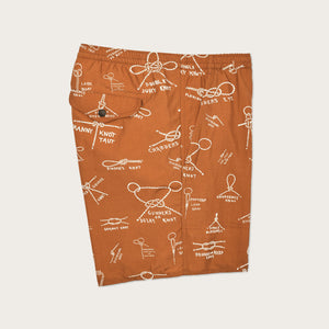 Oxbow lake trunks di Filson | Bourbon / knots (Orange)