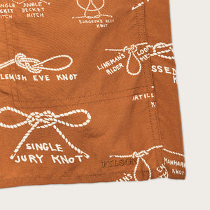 Oxbow lake trunks di Filson | Bourbon / knots (Orange)