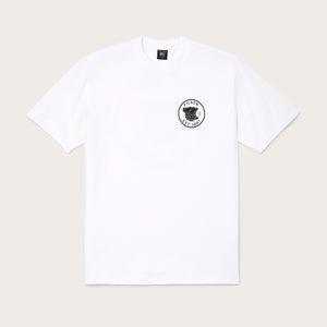 Pioneer graphic t-shirt by Filson | Bright white growl (White)