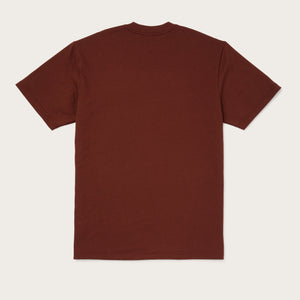 Pioneer pocket t-shirt von Filson | Brick red (Red)