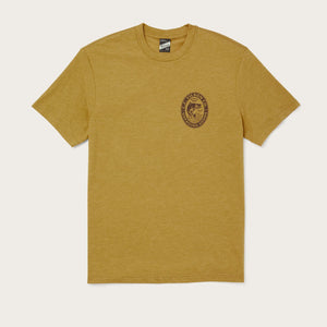 Buckshot t-shirt von Filson | Gold heather skagit river (Yellow)