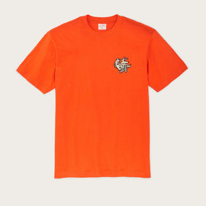 Frontier graphic t-shirt di Filson | Flame deco sp (Orange)