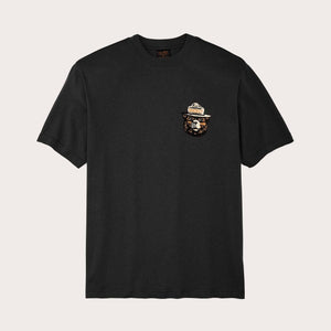 Smokey bear frontier t-shirt von Filson | Faded black smokey (Black)