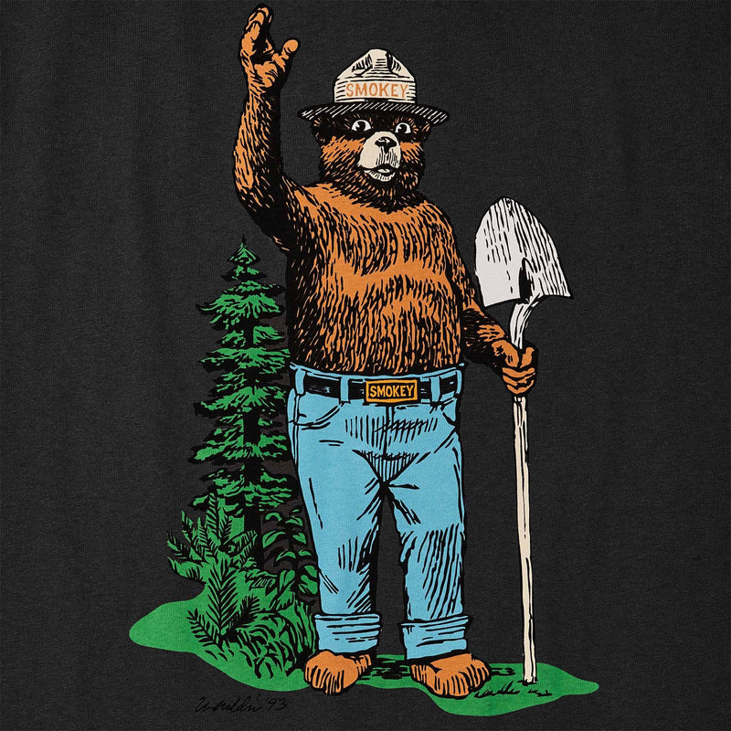 Smokey bear frontier t-shirt von Filson | Faded black smokey (Black)