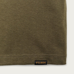 Frontier pocket t-shirt von Filson | Dark olive (Green)