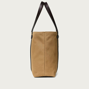 Rugged twill large open tote bag von Filson | Tan (Beige)