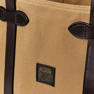 Rugged twill large open tote bag von Filson | Tan (Beige)