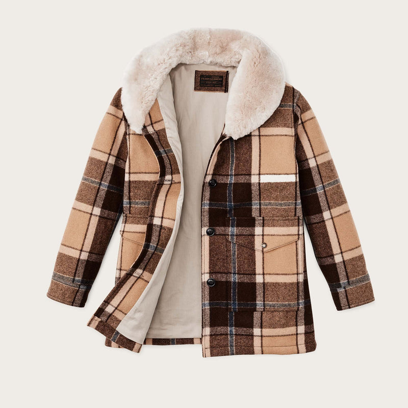 Women's lined wool packer coat von Filson | Cream brown (Beige)