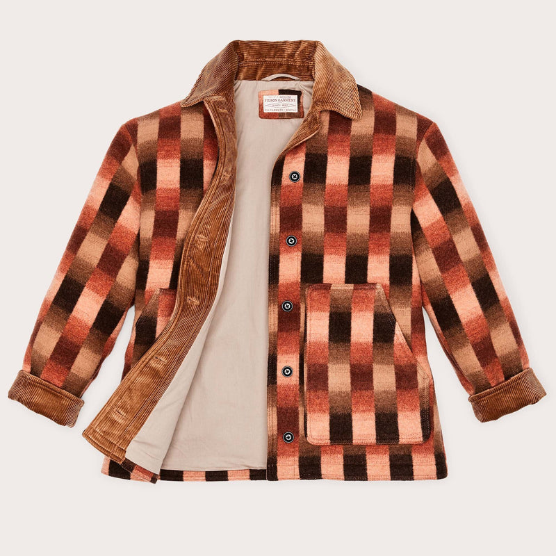 Women's blanket wool barn coat von Filson | Sunset ombre pl (Multicolor)