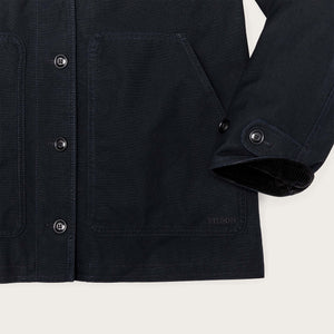 Women's dry tin cloth barn coat by Filson | Navy (Blue)