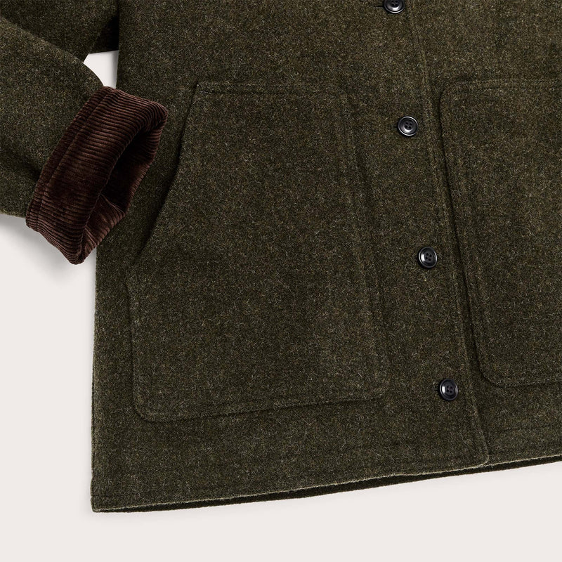 Women's mackinaw wool barn coat von Filson | Forest green (Green)