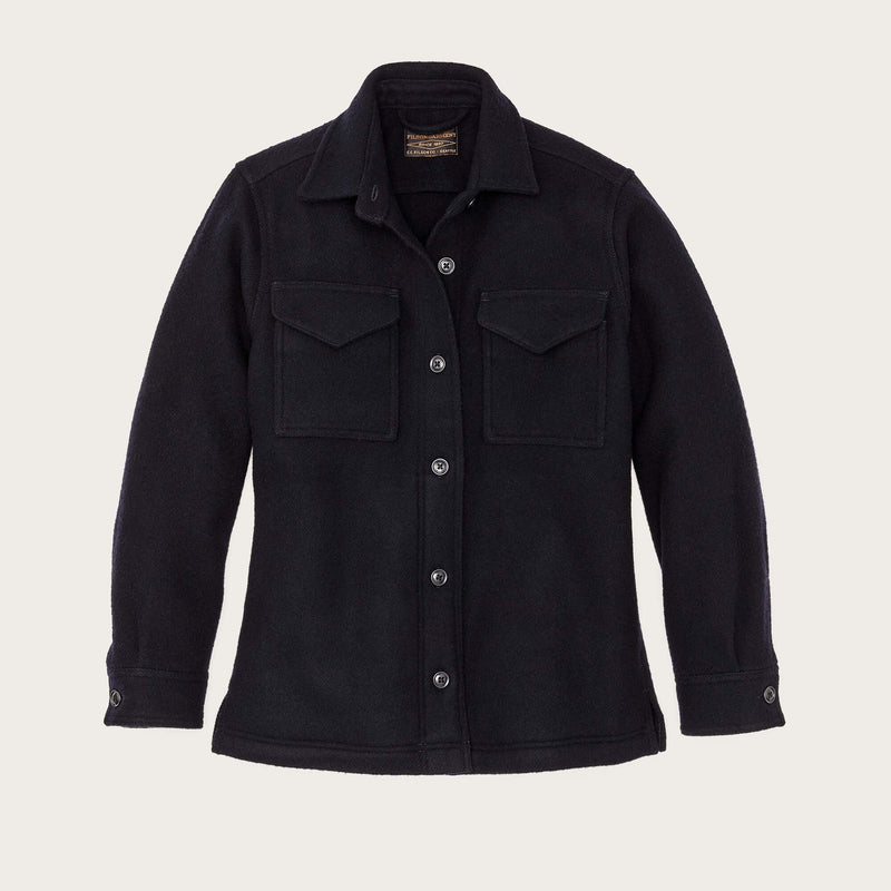 Women's seattle wool jac-shirt di Filson | Navy (Blue)