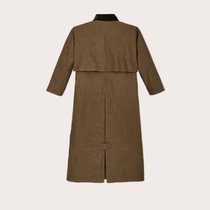 Women's dry tin duster coat di Filson | Marsh olive (Green)