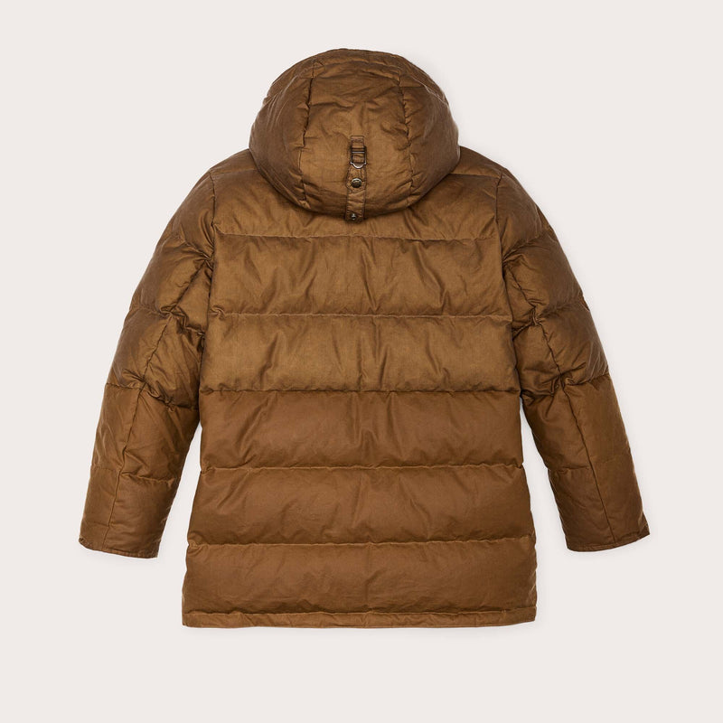 Women's waxed down parka von Filson | Dark tandark t (Brown)