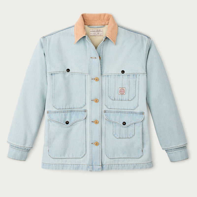 Women's 9-oz. denim cruiser von Filson | Sun bleach (Blue)