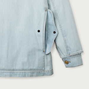 Women's 9-oz. denim cruiser von Filson | Sun bleach (Blue)