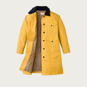 Women's dry waxed long cruiser di Filson | Yellow (Yellow)