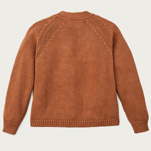 Women's rustic cotton cardigan von Filson | Chestnut (Orange)