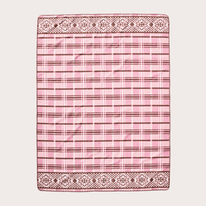 Flowers wool blanket di Filson | Flower blanket plaid (Pink)