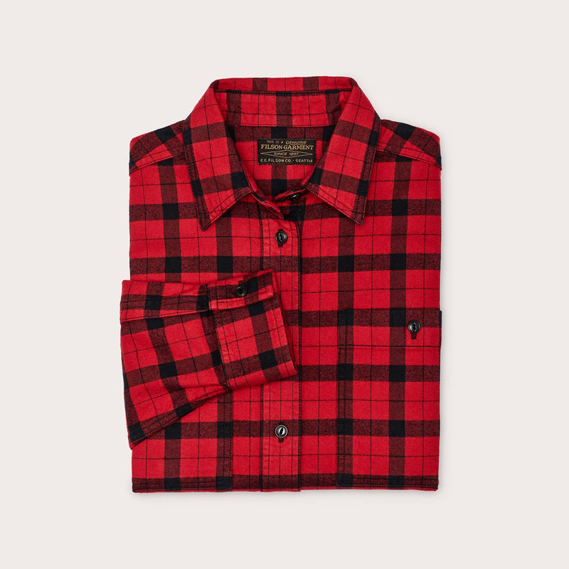 Women's alaskan guide shirt di Filson | Red black (Red)