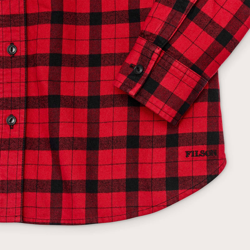 Women's alaskan guide shirt von Filson | Red black (Red)