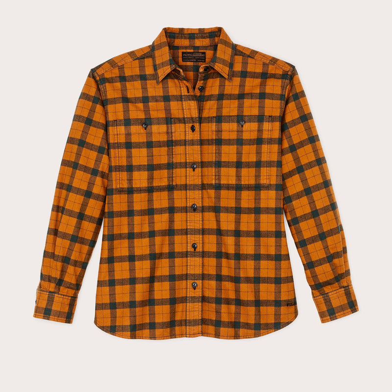 Women's alaskan guide shirt di Filson | Spruce & squash (Orange)