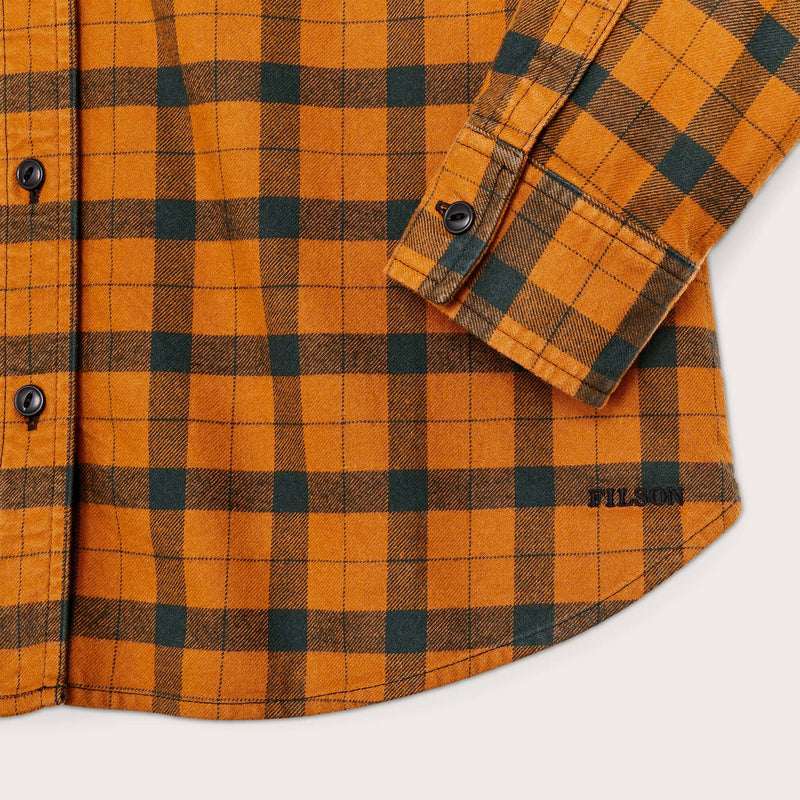 Women's alaskan guide shirt di Filson | Spruce & squash (Orange)