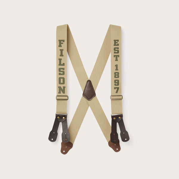 Filson logger suspenders by Filson | Sand (Beige)