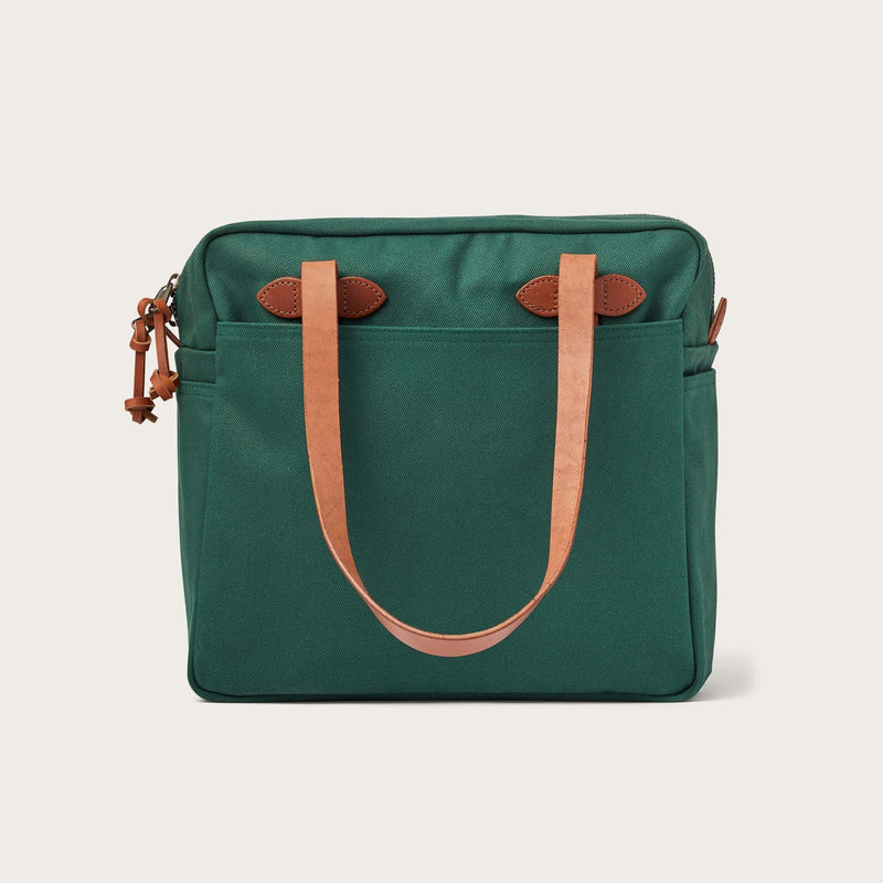 Rugged twill tote bag with zipper di Filson | Hemlock (Green)