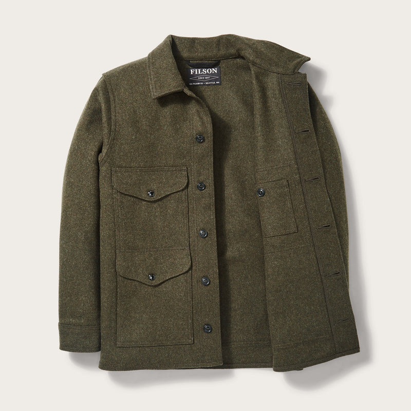 Mackinaw wool cruiser jacket by Filson | Forest green (Green)