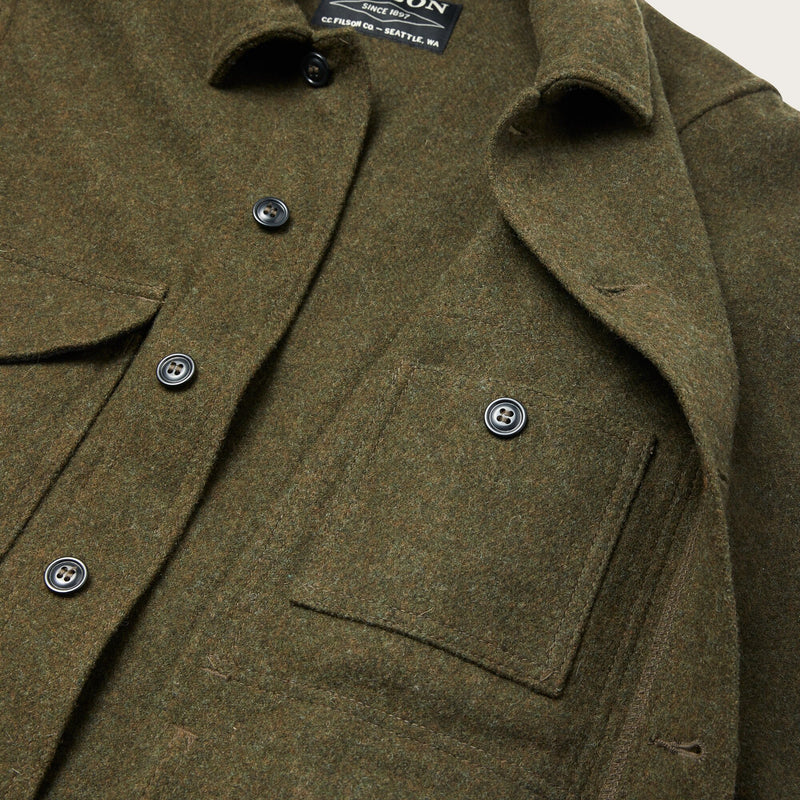 Mackinaw wool cruiser jacket by Filson | Forest green (Green)