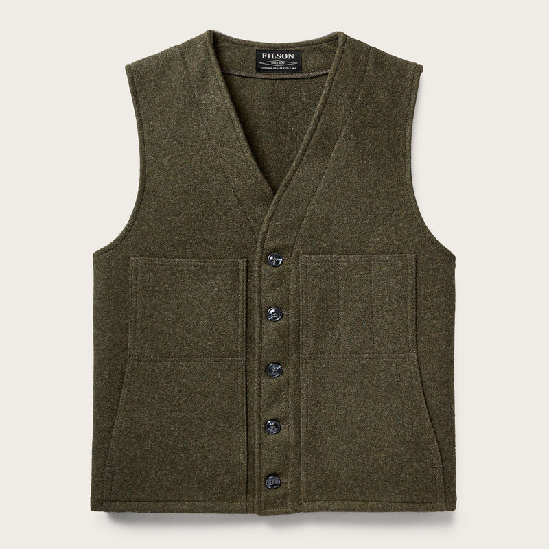 Mackinaw wool vest by Filson | Forest green (Green)